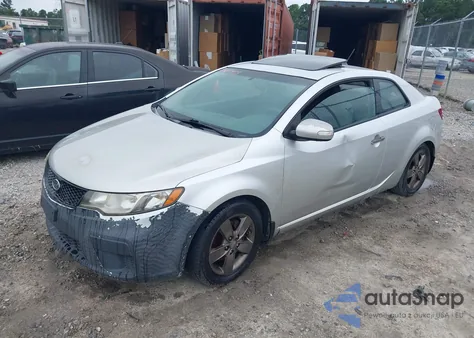 2010 Kia Forte Koup Ex from USA, damaged, VIN KNAFU6A21A5263231